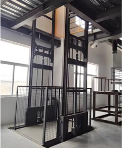 מעליות משא הידראוליות קטנות של Xinyuan <span class=keywords><strong>Crane</strong></span>, מעליות נוסעים תלויות על קיר, קיבולת של 1 טון לשימוש פנימי/חיצוני - Product Image 3