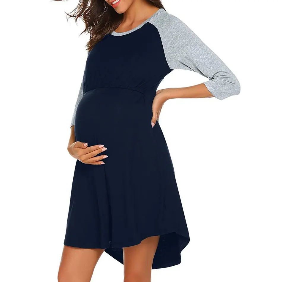 Breastfeeding Maternity Nursing Clothes Pregnant Women Breastfeeding Dress Pregnant Wear Clothing