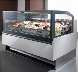 8 /12/ 16 /18 /20 plateaux Commerciale Gelatot vitrine/Italien crème glacée affichage congélateur - Product Image 1