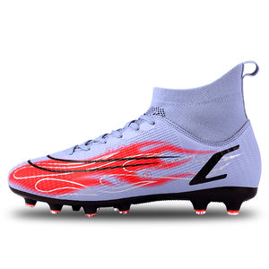 <span class=keywords><strong>Botas</strong></span> de Fútbol de Caña Alta con Cordones para Hombres, Mujeres, Niños y Niñas - FG HG TF - para Fútbol, Futsal, Verano, Invierno, Primavera - Calzado para Deportes de Equipo - Product Image 4