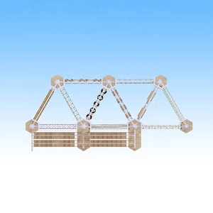 アウトドアチャレンジタワーアドベンチャーパークロープクライミング用品ハイロープコース遊び場 - Product Image 3