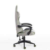 Chaise pivotante inclinable à hauteur de siège souple personnalisée Chaises de jeu ergonomiques en velours de course en PC