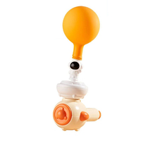 Ensemble de jouets à ballons soufflants 3 en 1 avec balle volante Jouet en plastique sifflets Jouet de motricité orale