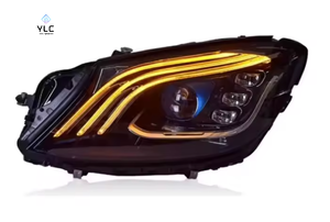 Accessori Auto YLC, Fari LED per <span class=keywords><strong>Mercedes</strong></span>-Benz Classe S W222 (2014-2018), Lenti LED, Nuovo Stile Luci Anteriori - Product Image 5