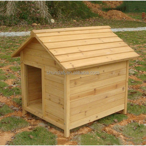 SHUNDA SDD005 Eco-Friendly Villa-Style Wooden Dog Kennel Waterproof Roof Horizontal Sliding Closure Easy Assembly - Product Image 2
