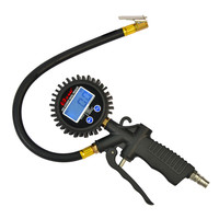 Manomètre numérique pour pneus U-NAI UN-9701, résistant aux hautes et basses températures, 0-10 BAR, écran LCD, pour voiture, camion, SUV