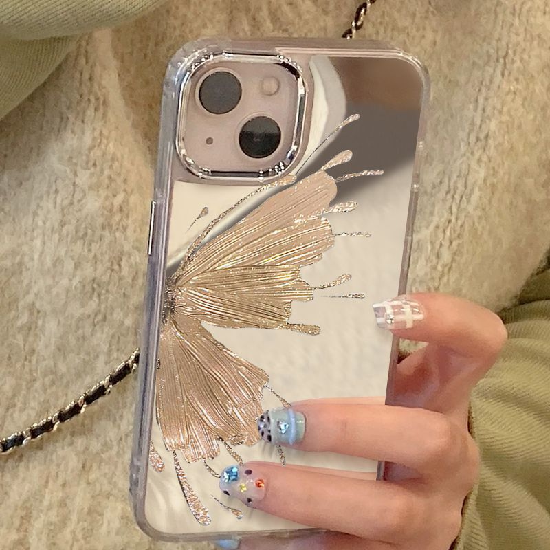 Golden Butterfly [Electroplated Bezel Mirror Case]