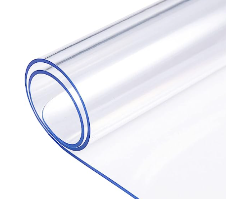 Waterproof PVC with Easy Clean Vinyl Printed Transparent Table Mat