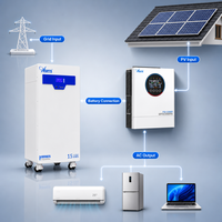 Batterie au lithium-ion LiFePO4 pour stockage d'énergie solaire domestique 5 kVA, 280 Ah, 48 V, 200 Ah, 300 Ah, 10 kWh, 15 kWh