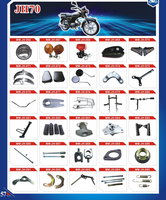 Usine directe chine JH70 JH 70 CD 70 pièces de rechange de moto couvercle latéral de moto pour CD70 Honda70