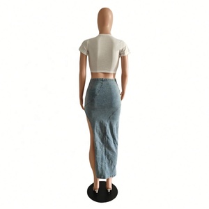 Ventes en gros, best-seller, été 2026, mode féminine, jupes longues sexy pour femmes - Product Image 6