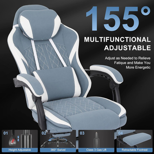 Venta al por mayor Furgle <span class=keywords><strong>Gaming</strong></span> Chair <span class=keywords><strong>Dowinx</strong></span> nuevo diseño fibra <span class=keywords><strong>Silla</strong></span> Gamer <span class=keywords><strong>silla</strong></span> con suave acolchado reposabrazos cómoda <span class=keywords><strong>silla</strong></span> de juego - Product Image 2