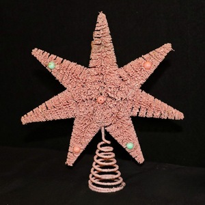 Decorazioni albero di natale luci al coperto alberi del villaggio casa festa tavolo stella ornamenti di natale di lusso - Product Image 4