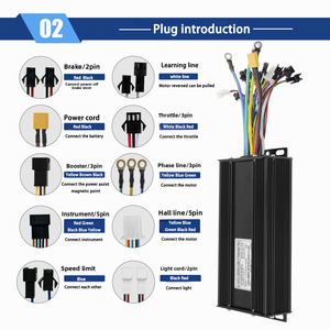 Bộ Kit Động Cơ Xe Đạp Điện 52v 60v 72v 3000w 2000w 1500w, Bộ Chuyển Đổi Bánh Sau MTX, 27.5 inch 29 inch, Dành Cho Xe Đạp Leo Núi - Product Image 4
