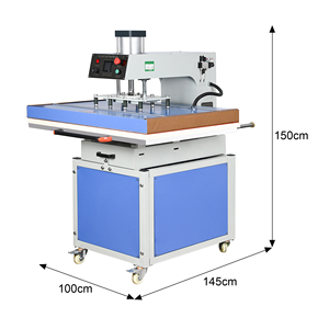 Presse à chaud par sublimation grand format pneumatique à double station avec table coulissante - Product Image 2