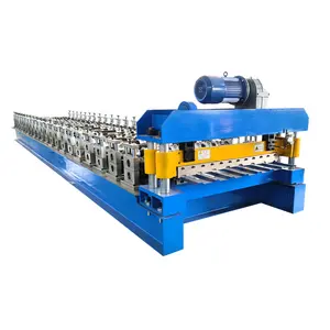 Aluminium Metal Color Steel Trapezoidal Plate Roofing Sheet Cold Roll Forming Making Machine