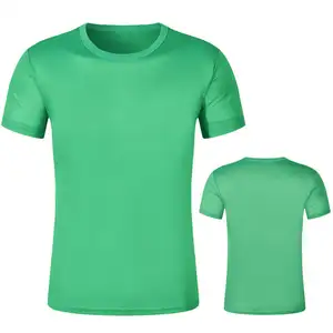 Groothandel Custom Print Effen Blanco 100 Sublimatie 100% Polyester Witte Sport Gym Run Quick Dri Dry-Fit Mannen T-Shirt Voor Vrouwen