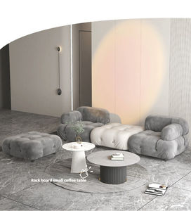 Sofá Modular Minimalista Clásico de Felpa de Cordero, Combinación Libre de Bloques para Sala de Estar, Tela de Diseño - Product Image 5