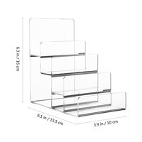 Présentoir à étages en acrylique transparent personnalisé pour portefeuilles, sacs à main, lunettes de soleil et lunettes de vue – Organisateur de comptoir pour magasins de détail