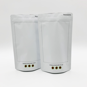 Tùy chỉnh Frosted dây kéo Snack trà Zip khóa tùy chỉnh an toàn đứng lên chất lượng cao 50g 100g thực phẩm lưu trữ túi tủ đông - Product Image 2