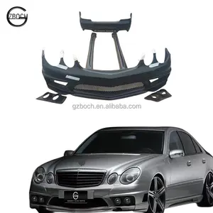 Giá Cả Thuận Lợi Bodykit Cho Mercedes E Class W211 Nâng Cấp Wald Bumper Kit FRP Phía Trước Phía Sau Bumper Bên Váy