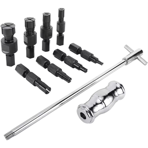 Juego de 9 piezas de extractor de rodamientos para orificios ciegos internos con martillo deslizante y herramientas de separación - Product Image 4
