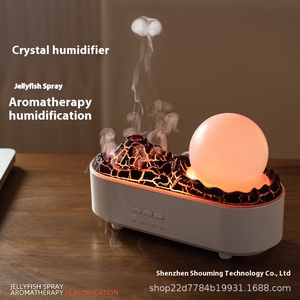 USB-powered sương lớn Núi Lửa Máy tính để bàn hương thơm khuếch tán không khí nhà tạo độ ẩm với ánh sáng ban đêm cho phòng ngủ trang trí sản phẩm mới - Product Image 3