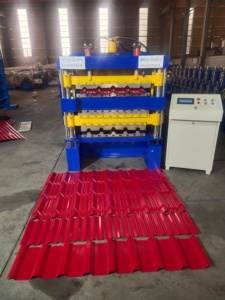 Sử dụng kim loại tráng men ngói cuộn tạo thành máy với đài loan chất lượng và Trung Quốc giá - Product Image 5