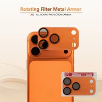 Nouveau film de protection mat rotatif avec filtre Eagle Eye et lentille intégrée pour iPhone 17 18 Pro Max, dureté 9H, haute transparence, revêtement AR