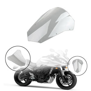 Pare-brise transparent pour moto Yamaha <span class=keywords><strong>FZ6</strong></span> FAZER, pare-brise à Double bulle, qualité supérieure, <span class=keywords><strong>2003</strong></span> — 2008, 2004 - Product Image 6