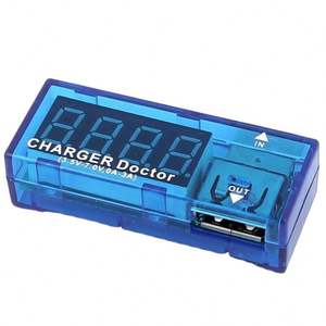 डिजिटल यूएसबी मोबाइल पावर करंट वोल्टेज टेस्टर मीटर मिनी यूएसबी चार्जर चार्जर डॉक्टर वोल्टमीटर - Product Image 1