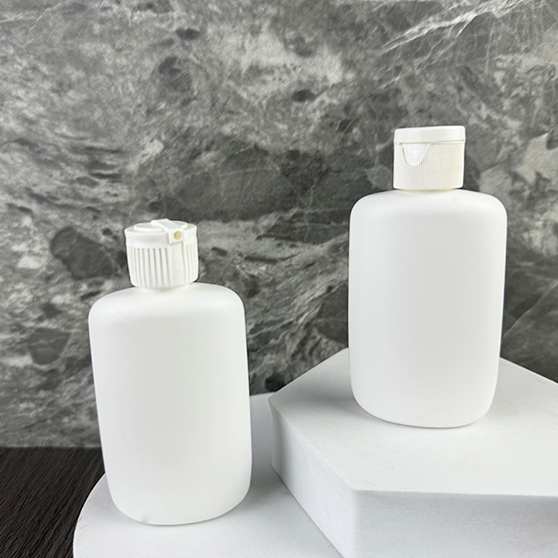 60 мл HDPE пластиковые пустые бутылочки для косметики с откидной крышкой для шампуня кондиционер тонер гель для душа детский лосьон