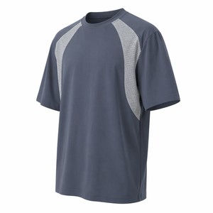 Kaos Katun Oversize dengan Panel Mesh, 100% Katun, Bernapas, Kasual, OEM Grosir Streetwear - Product Image 3