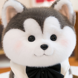 Peluche Realistico di Cane all'Ingrosso - Husky e Cucciolo Realistici, Collezione di Simpatici Cani di Peluche - Product Image 3