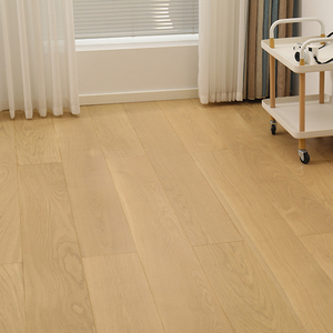 AS2047 Multilayer Treffert Anti-Scratch UV Lacquered Grade AB Sustainabel T&G 15mm Engineered White Oak Flooring in Basement - Product Image 2