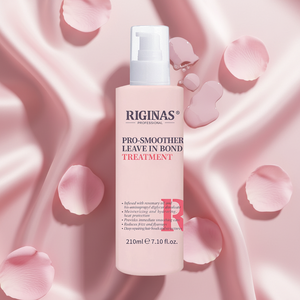 Après-shampoing réparateur sans rinçage Riginas avec logo personnalisé, infusé à la rosemarine pour cheveux secs et abîmés, traitement naturel sans rinçage - Product Image 2