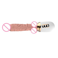 Fernbedienungsfähiger Silikon-Vibrator mit 10 Geschwindigkeiten, Wasserdicht, Beheizt, Große Größe, Künstlicher Penis, Erwachsenen-Sexspielzeug für Lesben und Frauen