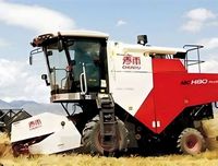 Tracteurs agricoles, chargeuses sur pneus à alimentation complète, moissonneuses-batteuses pour tournesol, maïs, riz, soja, blé, sorgho, seigle, avoine