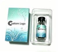 Emballage personnalisé écologique pour flacon, étiquette pharmaceutique, emballage pliable en papier pour médicament peptidique 3 ml