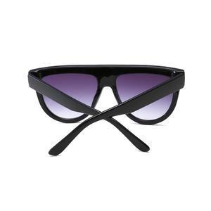 17032 Superhot Luxury 2019 Lunettes de soleil tendance pour femmes, monture plate noire, design de créateur, lunettes de soleil avec strass - Product Image 3