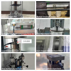PE Hochpräziser Piezoelektrischer Kraftsensor Wandler Sender Dynamische Stoß- und Quasi-Statische Kraftmessung Überwachung - Product Image 6