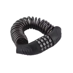 Candado para Casco Clásico con <span class=keywords><strong>Cadena</strong></span>, Combinación de 4 Dígitos, Candado para Casco con Contraseña, Cable de Acero Resistente al Agua, Candado Antirrobo para <span class=keywords><strong>Bicicleta</strong></span> - Product Image 1