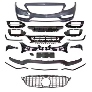 Mercedes-Benz C205 Front Bumper Kit PP Material 2015-2019 Car Body Kits - Product Image 1