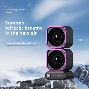 Nouveau modèle 2026 – Mini <span class=keywords><strong>ventilateur</strong></span> de circulation rechargeable avec affichage numérique, portable, <span class=keywords><strong>silencieux</strong></span> et puissant, double tête <span class=keywords><strong>pour</strong></span> bureau - Product Image 4