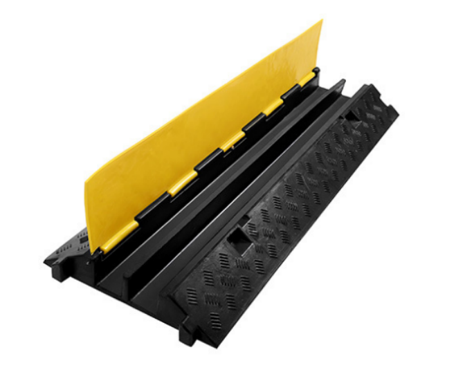 Протектор канальной резиновой дорожной рампы для скоростного скольжения