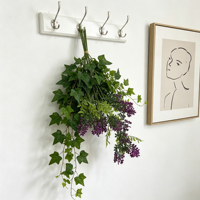 Plante artificielle en forme de branche de baies pour la décoration de mariage printanier, de fête, de vase, de table, d'étagère, de cheminée, de maison de campagne, de bureau, fournitures florales