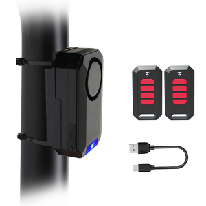 <span class=keywords><strong>Alarm</strong></span> Keamanan Sepeda Remote Control Sensor Getaran Nirkabel Tahan Air <span class=keywords><strong>Alarm</strong></span> Anti Maling Sepeda Lampu Berkedip Keras - Product Image 3