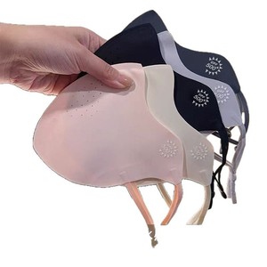 Masque de protection solaire sans couture Upf500 noir respirant unisexe pour les sports de plein air - Product Image 4