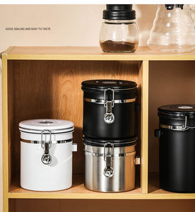 Vente en gros de conteneurs de stockage de grains de café hermétiques en acier inoxydable à bas <span class=keywords><strong>prix</strong></span> - Product Image 4