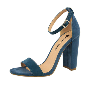 Женские босоножки на высоком каблуке, сандалии с ремешком, на Высоком толстом каблуке, лето 0509-1 - Product Image 2